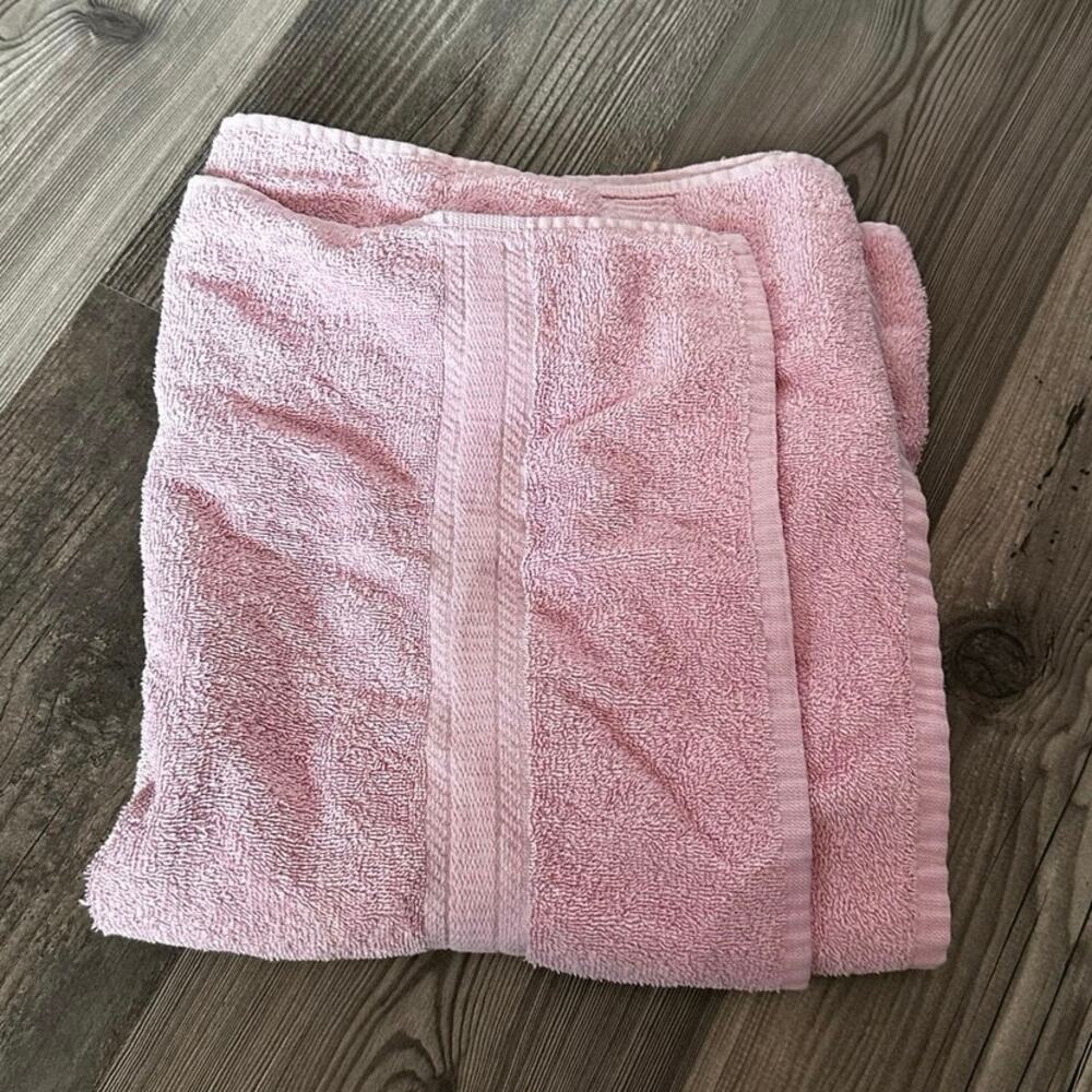 No brand pink medium sized towel